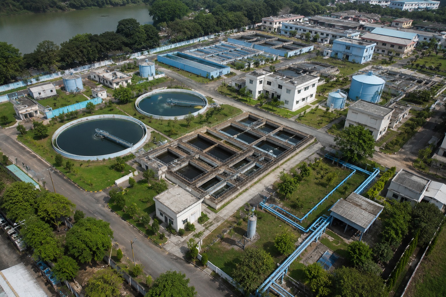 Construction of Water Treatment Plant and Repair to Old Water Pipe Lines and Allied Work at Turf View